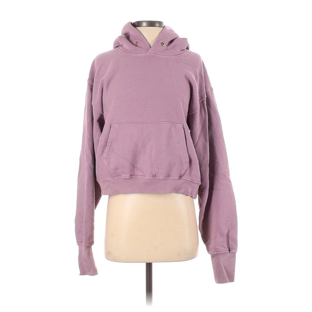 Les Tien Purple Pullover Hoodie Women's Size Small